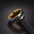 Gold Spinner Chain Ring – Stainless Steel Statement Band