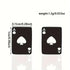 Ace of Spades Stud Earrings Stainless Steel Playing Card Earrings Hypoallergenic Jewelry for Women