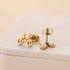 Stainless Steel Bicycle Stud Earrings Set for Women Gift