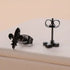 Fleur De Lis Stud Earrings – Stainless Steel Minimalist Earrings for Women, Lightweight Everyday Jewelry
