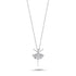 CZ Ballerina Sterling Silver Necklace
