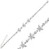 Pave CZ Butterfly Sterling Silver Bracelet