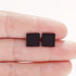 Minimalist Square Stud Earrings Set Stainless Steel Hypoallergenic Everyday Earrings for Women 3 Colors
