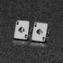 Ace of Spades Stainless Steel Stud Earrings – Minimalist Poker Card Jewelry for Trendy Everyday Style