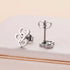 Triple Heart Stainless Steel Stud Earrings – Cute Minimalist Love Jewelry for Everyday Romantic Style