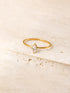 Gold Minimalist Ring for Women – Marquise Cut Zirconia on Dainty Titanium Steel Band, Elegant Stackable Jewelry