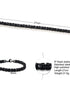 Titanium Steel Byzantine Chain Bracelet – Classic Link Design in Polished Silver or Matte Black Finish