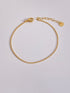 Gold Box Chain Bracelet for Women – Stainless Steel Hip Hop Jewelry, Sleek Square Link Design, Durable & Stylish