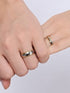 Gold & Silver Tungsten Wedding Band Set – Minimalist Durable Couple Rings for Engagement, Anniversary, Everyday