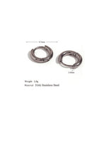 Chunky Stainless Steel Hoop Earrings for Women, 18K Gold & Silver Minimalist Thick Huggie Hoops, Everyday Style