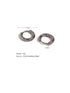 Chunky Stainless Steel Hoop Earrings for Women, 18K Gold & Silver Minimalist Thick Huggie Hoops, Everyday Style