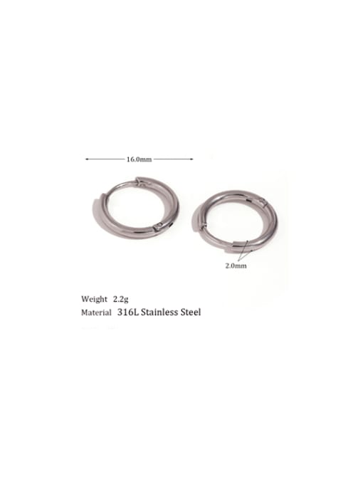 Chunky Stainless Steel Hoop Earrings for Women, 18K Gold & Silver Minimalist Thick Huggie Hoops, Everyday Style