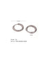 Chunky Stainless Steel Hoop Earrings for Women, 18K Gold & Silver Minimalist Thick Huggie Hoops, Everyday Style