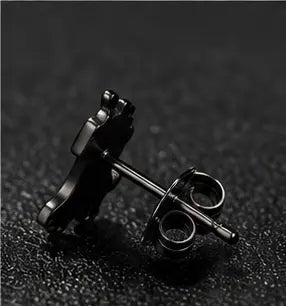 Giraffe Stud Earrings – Stainless Steel, Gold, Rose Gold, Black & Silver