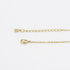 Pave CZ Heart And Heartbeat Necklace Rose Gold Yellow Gold Rhodium