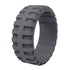 Men's Tire Pattern Silicone Wedding Ring – Durable Rubber Design, Comfortable Fit, Great for Active Lifestyle