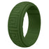 Gyration Twist Silicone Ring for Men – Flexible Rubber Band with Unique Swirl Design, Lightweight & Comfortable