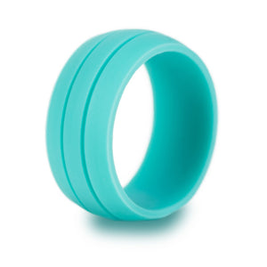Classic 8.5MM Silicone Ring for Men – Durable Band For Women – Flexible Design with Sleek Dual Line for Everyday Comfort