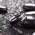 8mm Tungsten Carbide Ring for Men with Black Carbon Fiber Inlay – Available in Blue or Silver Finish – Wedding Band