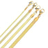 Herringbone Chain Bracelet for Women, 18K Gold Color Stainless Steel, Elegant Flat Snake Link Design, Tarnish Resistant