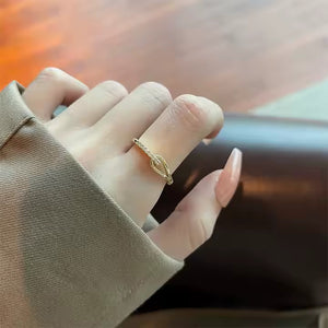 Elegant Teardrop CZ Stone Ring for Women, Stainless Steel Gold & Silver Finish Fashion Jewelry, Hypoallergenic Gift