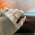 Elegant Teardrop CZ Stone Ring for Women, Stainless Steel Gold & Silver Finish Fashion Jewelry, Hypoallergenic Gift