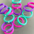 5MM Silicone Ring with Sparkling CZ Diamond – Slim, Flexible & Stylish Alternative for Active Lifestyles