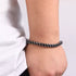 Men’s Antique Stainless Steel Bracelet – Heavy Cuban Link Chain with Box Clasp, Vintage Rugged Look