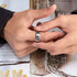 8mm Silver Tungsten Carbide Wedding Band for Men – Center Groove Matte Finish Comfort Fit Ring – Durable Design