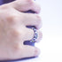 Trendy Silicone Leopard Pattern Ring – Soft Flexible Band with Embossed Animal-Inspired Texture for Daily Comfort