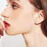 Classic Ball Stud Earrings for Men & Women, Stainless Steel, Gold & Silver, Hypoallergenic Polished Round Jewelry