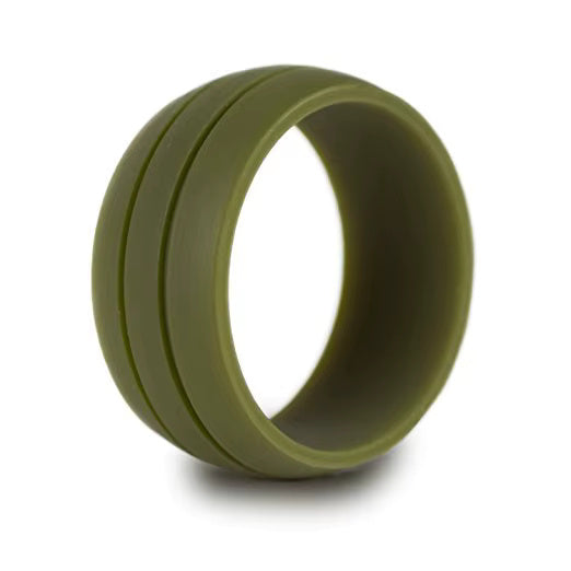 Classic 8.5MM Silicone Ring for Men – Durable Band For Women – Flexible Design with Sleek Dual Line for Everyday Comfort