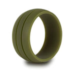 Classic 8.5MM Silicone Ring for Men – Durable Band For Women – Flexible Design with Sleek Dual Line for Everyday Comfort