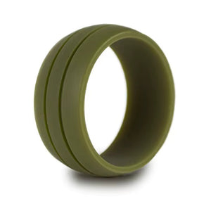 Classic 8.5MM Silicone Ring for Men – Durable Band For Women – Flexible Design with Sleek Dual Line for Everyday Comfort