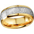 8mm Frost Silk Texture Tungsten Carbide Ring – Unisex Matte Wedding Band – Durable and Modern Comfort Fit