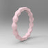 Wave Pattern Silicone Ring for Men – Flexible Rubber Band with Wavy Texture, Lightweight & Daily Comfort