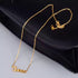 Queen Tiara Pendant Necklace, Gold Plated Stainless Steel, CZ Crystal Accents, Trendy Statement Jewelry Gift