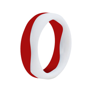 Dual-Line Spiral Silicone Ring – Flexible, Waterproof & Stylish for Everyday Comfort