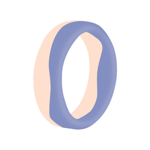 Dual-Line Spiral Silicone Ring – Flexible, Waterproof & Stylish for Everyday Comfort