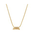 Gold Spiral Pendant Necklace, Stainless Steel, Modern Spring Shape, Minimalist Jewelry for Everyday or Layered Style