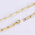 Paperclip Chain Bracelet, Stainless Steel, Gold & Silver Color, Adjustable, Minimalist Everyday Jewelry