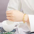 Clover Design CZ Bangle Bracelet, Stainless Steel with Cubic Zirconia, Gold, Silver & Rose Gold Colors Available