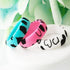 Cute Heart Pattern Silicone Ring – Soft Flexible Band with Embossed Love Design for Everyday Style & Comfy Wear