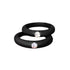 5MM Silicone Ring with Sparkling CZ Diamond – Slim, Flexible & Stylish Alternative for Active Lifestyles