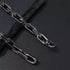 Men’s Vintage Chain Bracelet – Wide Stainless Steel Biker Link Bracelet with Antique Finish, Bold Statement Style