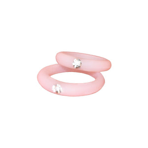 5MM Silicone Ring with Sparkling CZ Diamond – Slim, Flexible & Stylish Alternative for Active Lifestyles