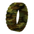 Men's Tire Pattern Silicone Wedding Ring – Durable Rubber Design, Comfortable Fit, Great for Active Lifestyle