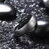 8mm Brushed Silver Tungsten Carbide Wedding Band – Classic Dome Ring for Men – Scratch-Resistant Comfort Fit