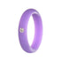 5MM Silicone Ring with Sparkling CZ Diamond – Slim, Flexible & Stylish Alternative for Active Lifestyles