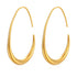 Minimalist Long Hook Dangle Earrings for Women, Stainless Steel Drop Design, Elegant Gold & Silver Tones